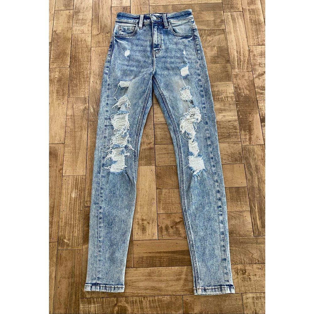 KanCan Ultra High Rose Skinny Womens jeans Sz 24